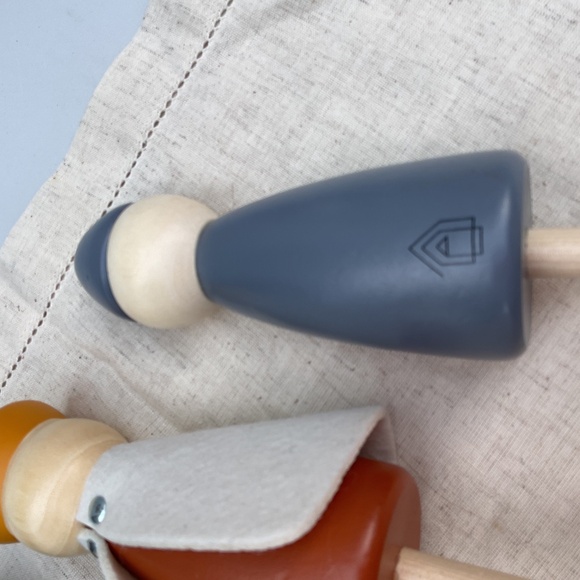 Collection of Scandinavian Wooden Show Puppets Figures King Knight Dragon Wizard - Picture 8 of 16